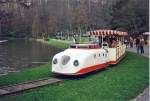 Kleinbahn im Deutsch-Franzsischen Garten in Saarbrcken Ostern 2005.