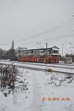 Mueseumstellwerk LPF, am 31.12.2010 in Lehrte.