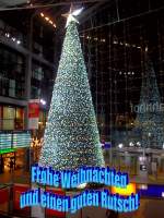 Ich wnsche allen ein frohes und gesundes Weihnachtsfest und alles Gute im Neuen Jahr!