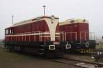 T435 0554 und 107 018 in Staßfurt am 30.03.14