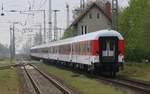 Nachschuss auf Überführung - gezogen von 145-CL 202 / 145 098 am 30.04.2020 durch den Bf Anklam.