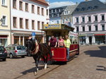 Die Pferdestraßenbahn in Döbeln war eine der am längsten betriebenen europäischen Pferdebahnen.