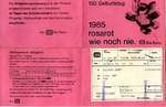 Zwischen 1983 und 1988 bot die Deutsche Bundesbahn verbilligte Rückfahrten unter dem Slogan  Rosarote Wochen  mit einem Elefanten als Maskottchen an, sozusagen ein Vorläufer des heutigen