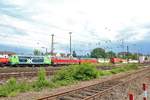 Sehr langer 218er Lokzug zum Ende der Parade in Koblenz beim Sommerfest am 16.06.18 mit 225 073-6 + 218 499-2 + 218 402-6 + 218 369-0 + 218 387-9 + 218 137-8 + 218 105-5 + 217 014-0 + 215 049-8 + 215