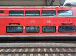 Der 94 80 4862 001-7 D-DB zeigte am 15.05.2026 in Erfurt Hbf bei der Bereitstellung als RE 4919  Franken-Th�ringen-Express  nach N�rnberg Hbf  Frohe Weihnachten  im Zugzielanzeiger an.
