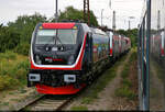 Die EBS-Abstellung in Naumburg(Saale)Hbf ist bestückt mit 187 420-5 sowie 143 056-0, 143 124-6, 155 239-7 (250 239-1) und 156 002-8.
Aufgenommen aus einem n-Wagen des RB25-Ersatzverkehrs.

🧰 Erfurter Bahnservice GmbH (EBS)
🕓 13.8.2022 | 13:02 Uhr