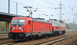 DB Cargo Deutschland AG mit  187 100  [NVR-Number: 91 80 6187 100-3 D-DB] und 232 092-7 ( 92 80 1232 092-7 D-DB ) am Haken am 05.04.19 Bf.