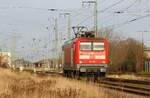 DB 112 115 | Lz DB Dienstfahrt | Anklam [WAK] durch nach Süden | Februar 2022