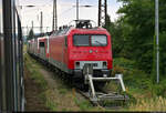 Auf Gleis 44 von Naumburg(Saale)Hbf haben sich zahlreiche EBS-Loks zur Wochenendruhe versammelt.