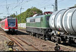 Welch ein Pech!  Oder: Wenn einem die S-Bahn den besten Güterzug des Tages knapp zufährt.