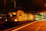 182 505 mit Flixtrain in D�sseldorf Hbf, M�rz 2018.