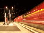 Diese Aufnahme entstand am spten Abend im Berlin Hbf.