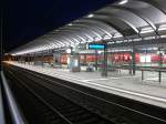 Der Bahnhof Lichtenfels in der Nacht vom 1.Juni auf den 2.Juni 2011