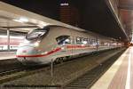 DB ICE Velaro D 407 013 als ICE606 in Dortmund Hbf, Dezember 2013.