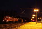 232 618-9 DB Cargo mit einem Trafo in Hochstadt/ Marktzeuln am 19.11.2016.