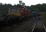 Abgestellt in Brieske bei Senftenberg, wohl zur Verschrottung, nicht zur Aufarbeitung, verschiedene Lokomotiven.
