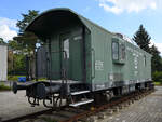 Dieser Gepäck-/Begleitwagen vom Typ Pwghss (51 80 09-10510-8) des United States Army Transportation Corps steht aktuell im Militärhistorisches Museum der Bundeswehr, Flugplatz Berlin-Gatow. (August 2023)