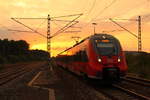 442 275 DB Regio in Hochstadt/ Marktzeuln am 01.09.2017.(Bild vom Bahnsteig)