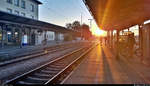 Morgenstimmung im Bahnhof Kaufering.