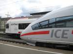 Wer hat die Nase vorn?  Das Ergebnis: Die SBB schlgt mit ihrem RABe 526 den ICE 403 035 der DB!  (19.04.08)