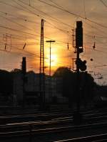 Sonnenuntergang am Abend des 05.05.2011 in Aachen West.