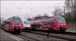 Momentaufnahme am Eschweiler Bahnhof.Bildlich festgehalten im Februar 2013.