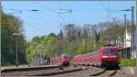 Eine typische Bahnhofsszene festgehalten in Eschweiler.