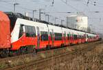 Überführung Talent 3 Alstom / Bombardier | Zuglok war 159 217-9 | Triebwagen 4758 004 und 4758 023 | Bf Anklam [WAK] | März | mit den besten Grüßen und Wünschen !