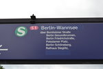 Anscheinend fuhr die S1 früher mal über Berlin Wannesee hinaus.