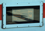 Zuglaufschild IC 2312 Stuttgart-Hamburg/Altona, aufgenommen beim Halt im Bonner Hbf - 07.09.2016