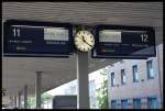 Zugzielanzeiger Im Bahnhof Hamburg-Altona.04.08.07