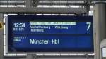 ICE 625 nach Mnchen ist am 6.8.2012 leider ausgefallen.(Frankfurt Hbf)