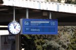 Zugzielanzeiger von dem IC 2038 nach Oldenburg, aufgenommen am 17.03.2013 in Magdeburg Hbf.