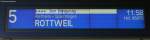 Jubilum 5 Jahre Ringzug: Zugzielanzieger des HzL 85856 (angezeigt aber mit der Nummer des nach Fridingen fahrenden MAN Schienenbus) von Tuttlingen  nach Rottweil der anlsslich des Jubilum mit Et