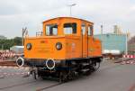 Elektro AKKU Lok EA 1 der HGK (heute im Besitz der KVB), aufgenommen beim Bahnhofsfest in Wesseling am 13.07.2013