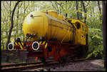 Emschertalmuseum Wanne - Eickel am 10.5.1991: Dampfspeicherlok Henschel Nr.