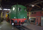 Eine Dampfspeicherlok im BW Halle P.