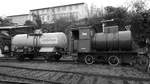 Die Dampfspeicherlokomotive Oma wurde im Jahre 1920 bei Hohenzollern gebaut.