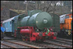 Dampfspeicherlok Katrin am 8.12.2005 im Eisenbahnmuseum Dieringhausen.