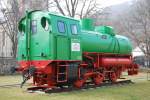 Dampfspeicherlokomotive  Bode 15  ausgestellt beim Httenmuseum in Thale, 2.