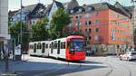 Neufahrzeug HF6 5312 während seiner ersten Fahrt auf öffentlichen Kölner Gleisen am 12.09.2022.