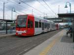 TW 4118 und TW 41?? waren am 12.8.13 als Linie 7 Richtung Z�ndorf unterwegs. Hier fotografiertt beim Halt an der Haltestelle  Severinsbr�cke .