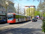 KVB Tw 5139  Linie 13, Sülzgürtel  Köln, Dürener Straße/Gürtel  18.04.2022