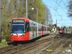 KVB Tw 5211  Linie 18, Klettenberg  Köln, Herler Straße  31.03.2021