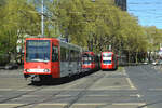 KVB Tw 2307  Köln, Aachener Straße/Gürtel  Linie 13, Sülzgürtel  18.04.2022