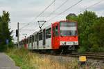 2115 und 2114 als Linie 16 in Godorf am 06.08.2019.