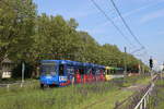 Rheinbahn AG, Wagennummer: 4266(Werbung: ERGO/EM2024 Türkei), Linie: U79 nach Uni-Ost/Botanischer Garten, Ort: Nordpark/Aquazoo, Datum: 11.05.2024