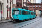 VGF Sonderfahrt mit Düwag Pt-Wagen 736+138 Frankfurt am Main am 25.05.25