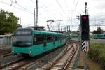 VGF Bombardier U4 Wagen 509 am 05.09.20 in Frankfurt Heddernheim vom Bahnsteig aus fotografiert