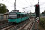 VGF Bombardier U4 Wagen 511 am 05.09.20 in Frankfurt Heddernheim vom Bahnsteig aus fotografiert